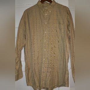 Jos A Bank men's shirt size XL Beige plaid